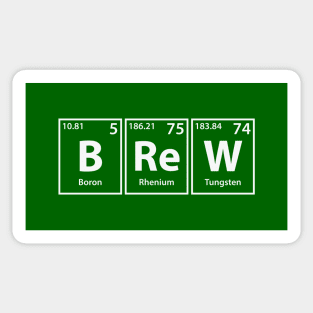 Brew (B-Re-W) Periodic Elements Spelling Sticker